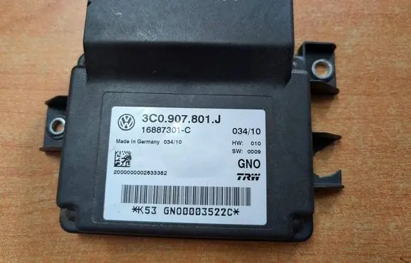 Volkswagen PASSAT B6 Hand brake control module 3C0907801J 16887301C KN00003522C