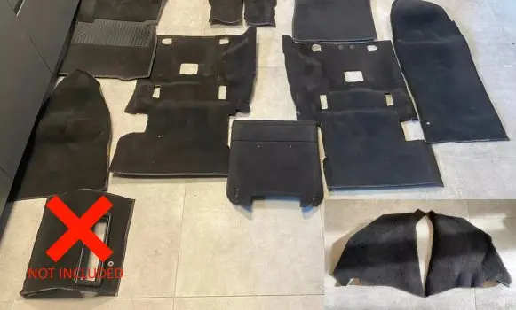 Mercedes-Benz G W461 W463 1st Gen Car floor mat set 