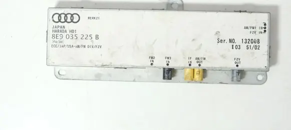 Audi A4 S4 B6 8E 8H Antenna control unit 8E9035225B