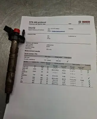 Mercedes-Benz R W251 Fuel injector a6520700587 0986435 230131