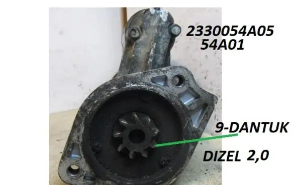 Nissan Primera Starter motor 2330054A05 54A01