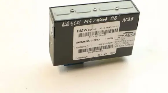 BMW 6 E63 E64 Other control units/modules 7840414 412215085 784041401