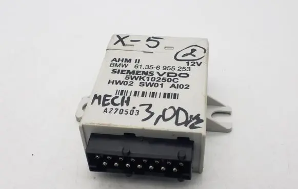 BMW X5 E53 Tow bar trailer control unit/module 6955253 61356955253