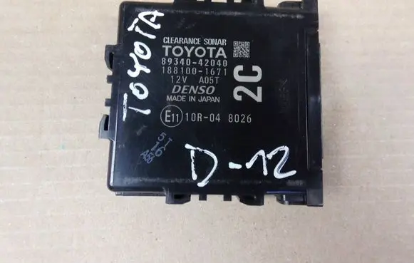 Toyota RAV 4 (XA40) Parking PDC control unit/module 8934042040