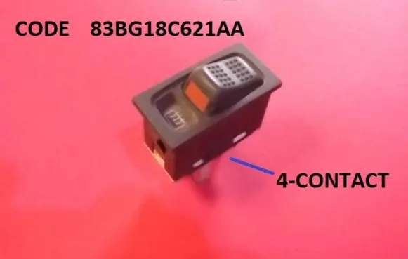 Ford Sierra Windscreen/window heater switch 83BG18C621AA