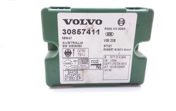 Volvo S40, V40 Other control units/modules 30857411 30858380