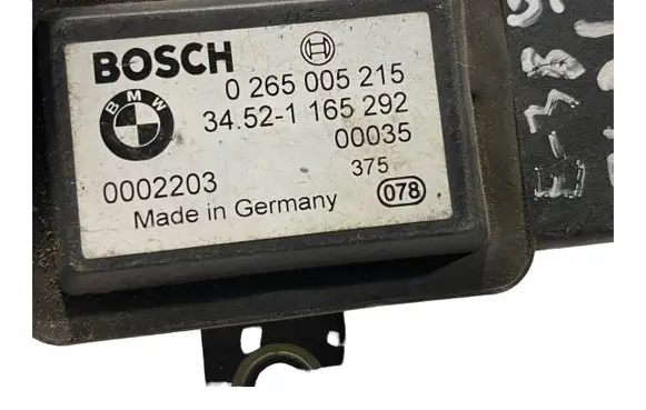 BMW 3 E46 ESP acceleration yaw rate sensor 1165292 34521165292 0265005215