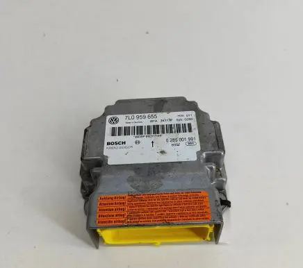 Volkswagen Touareg I Airbag control unit/module 7L0959655 0285001991