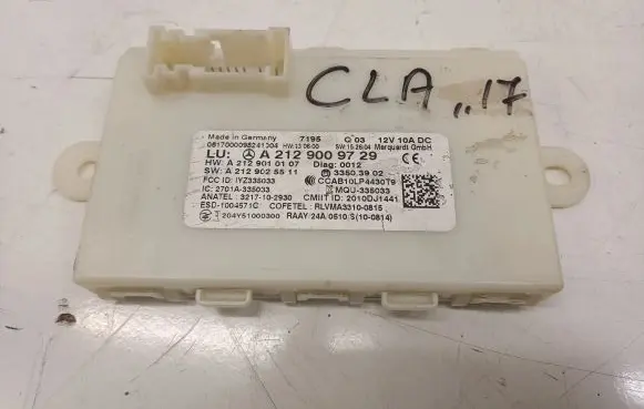 Mercedes-Benz CLA C117 X117 W117 Keyless (KESSY) go control unit/module A2129009729