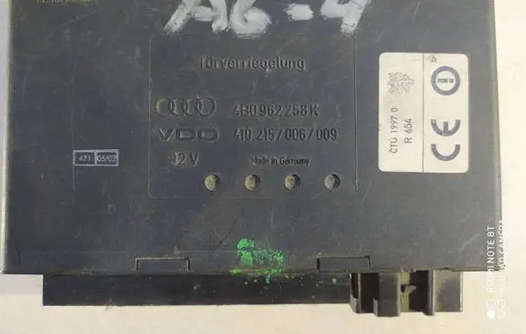 Audi A6 S6 C5 4B Comfort/convenience module 4B0962258K