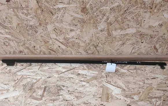 Front door glass trim molding