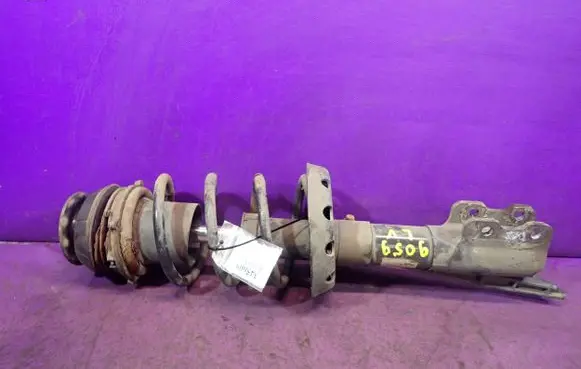 Front shock absorber with coil spring