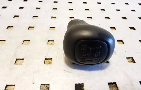 Gear lever shifter trim leather/knob