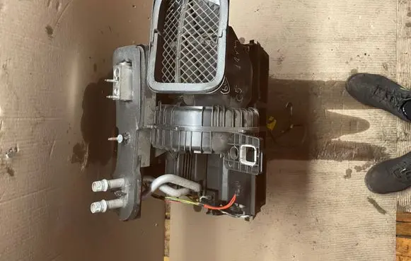 Interior heater climate box assembly