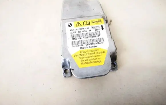 BMW 5 E60 E61 Airbag control unit/module 6577917201901 31917201901k