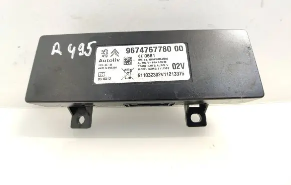 Peugeot 508 Bluetooth control unit module 9674767780