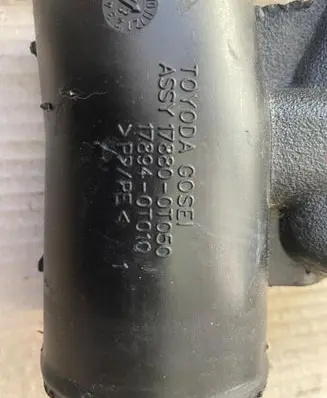 Toyota Auris E180 Air intake duct part 178940T010 178800T050