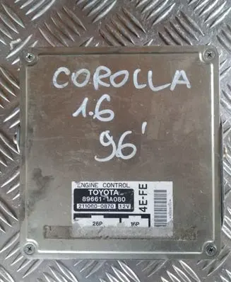 Toyota Corolla E110 Engine control unit/module 896611A080 2110000870 4EFE