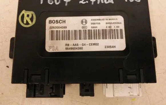 Peugeot 607 Parking PDC control unit/module 9649604380 0263004089 23054H