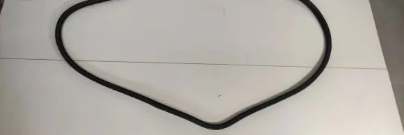 Front door rubber seal