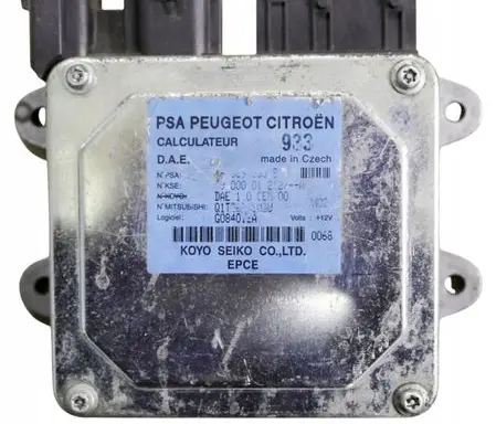 Citroen C3 Power steering control unit/module 9662993380