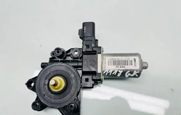 Rear door window regulator motor