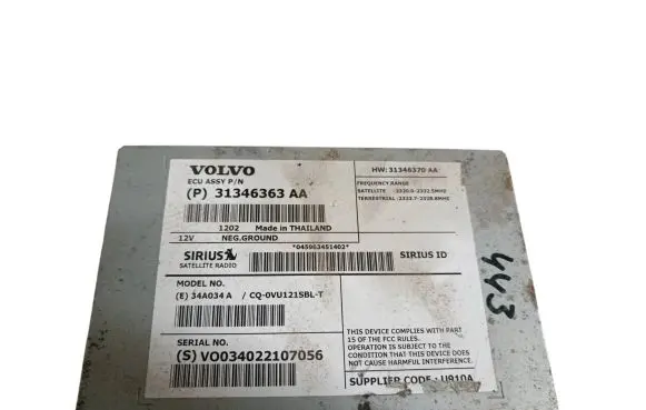 Volvo XC60 Antenna control unit 31346363AA 045963451402 V0034022107056