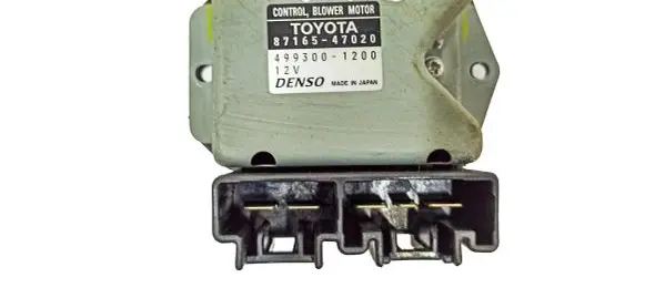Toyota Prius (XW20) Heater blower motor/fan resistor 8716547020 4993001200