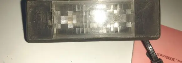 Citroen C4 Grand Picasso Number plate light 9635678580 2KA008224