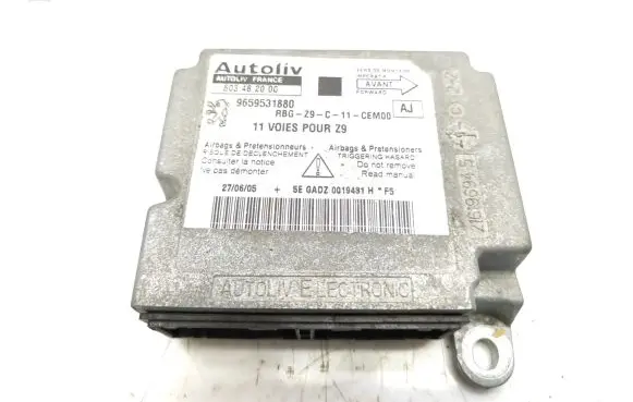 Peugeot 607 Airbag control unit/module 9659531880 603482000