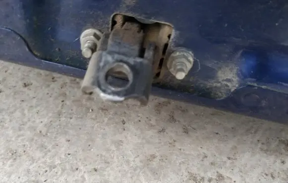Rear door check strap stopper
