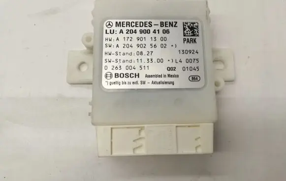 Mercedes-Benz C W204 Parking PDC control unit/module A2049004106