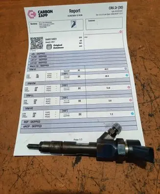 Renault Trafic II (X83) Fuel injector 0445110021