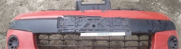 Nissan Note (E11) Front bumper raudonas