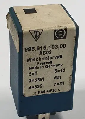 Porsche Boxster 986 Window wiper relay 98661510300