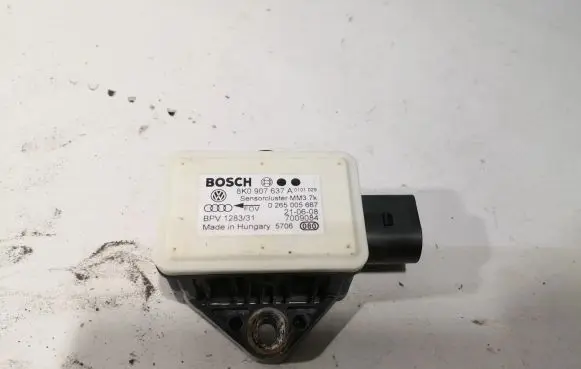 Audi A4 S4 B8 8K ESP acceleration yaw rate sensor 8K0907637A