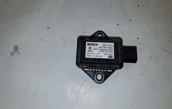 Audi A4 S4 B6 8E 8H ESP acceleration yaw rate sensor 1275100384 0265005245 8E0907637A