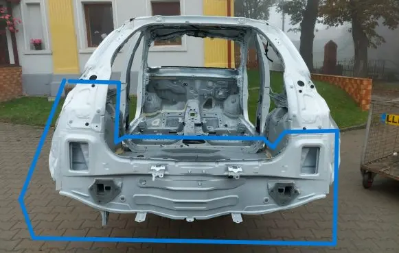 Toyota Yaris XP210 Trunk bottom trim panel 