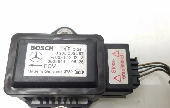 Mercedes-Benz E W211 ESP acceleration yaw rate sensor A0035420348 0265005267