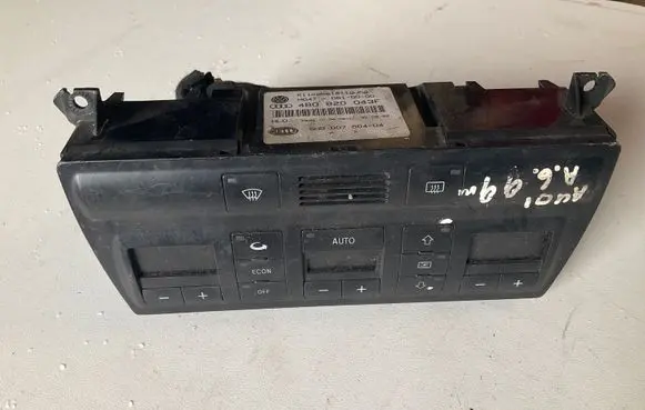 Audi A6 S6 C5 4B Climate control unit 4B0820043F 5HB00760404 D610000