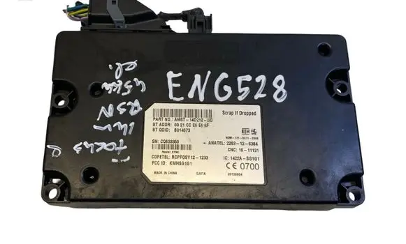 Ford Focus Bluetooth control unit module AM5T14D212DD