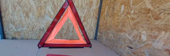 Emergency warning sign