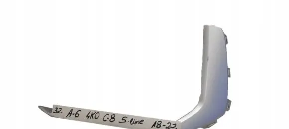Audi A6 S6 C8 4K Front bumper splitter molding