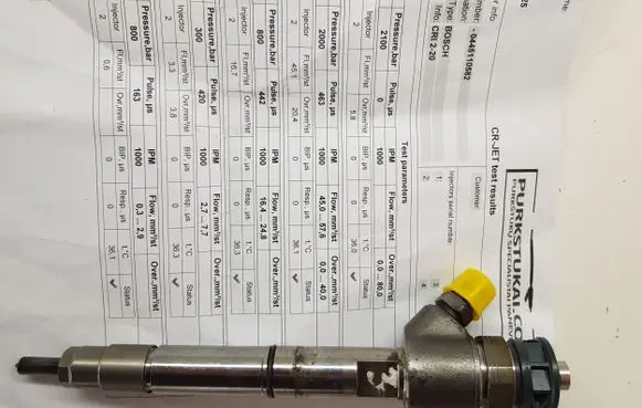 KIA Sportage Fuel injector 338002F600 0445110582