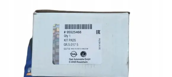Opel Combo D Brake pads (rear) 