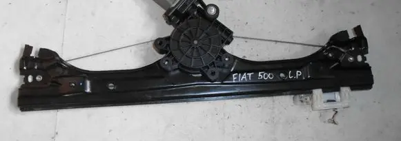 Fiat 500 Front door window regulator with motor 52089870