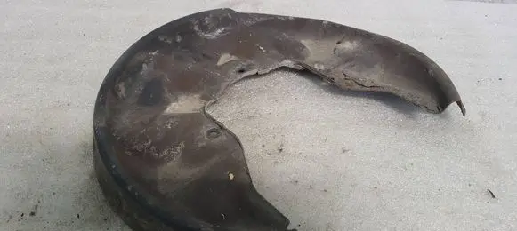 Audi A8 S8 D3 4E Rear brake disc plate dust cover 4E0615612