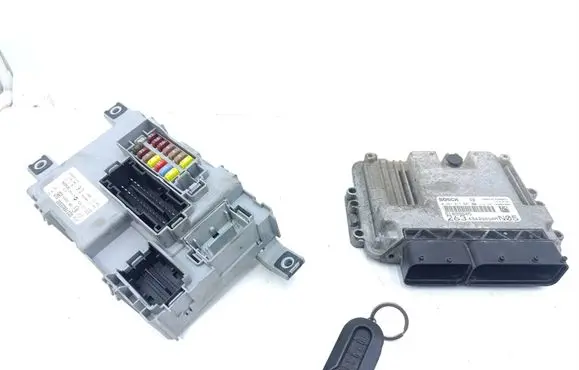 Fiat Doblo Engine ECU kit and lock set 0281017007 51899605 494280SAM