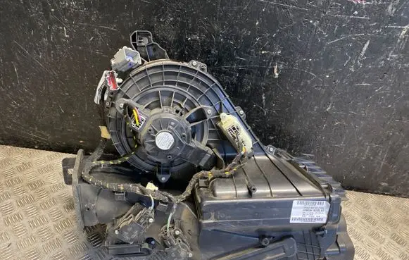 Interior heater climate box assembly