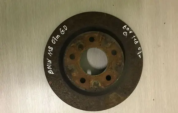 BMW 1 E81 E87 Rear brake disc